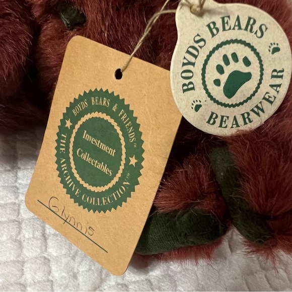 Boyds Bear Glynnis #918910-02 with Tags Archived Collection Plush Retired - Picture 5 of 9